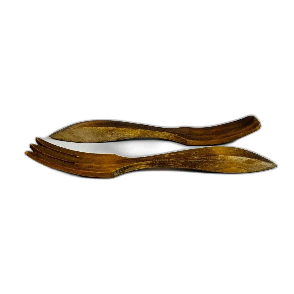MCM Mid Century Teak Salad Utensils Canada